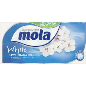 Papier toaletowy Mola White, 8szt